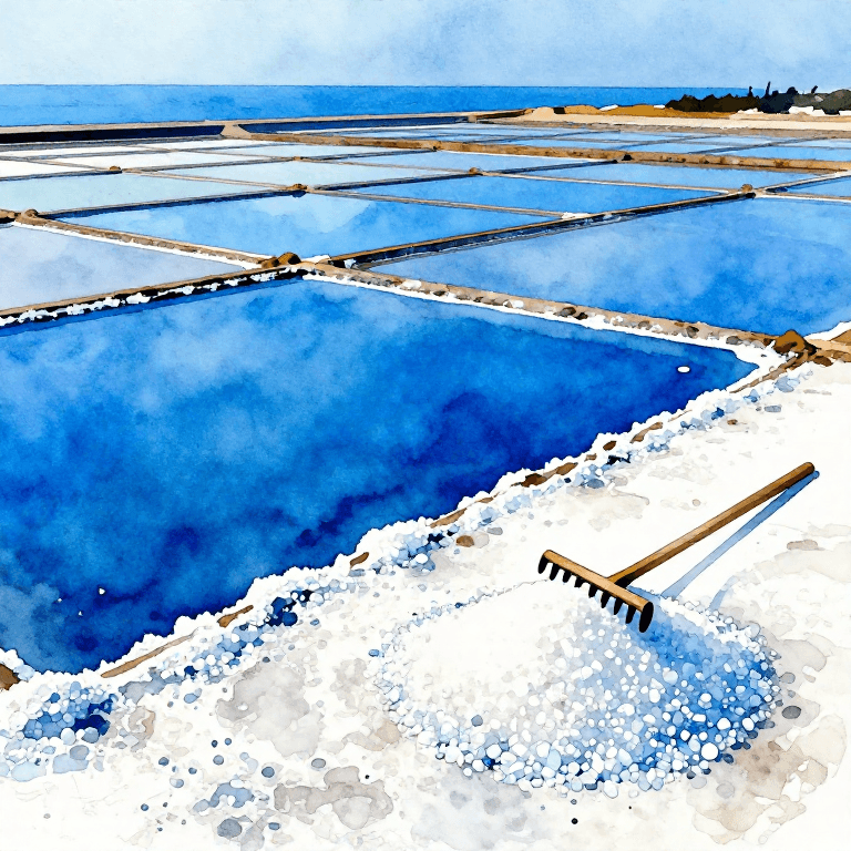 Producing Salt by Solar Evaporation of Seawater — Humanity's Oldest Chemical Process