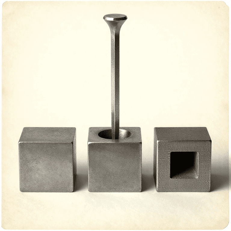 Punching and Drifting: A Hole Without Removing Metal