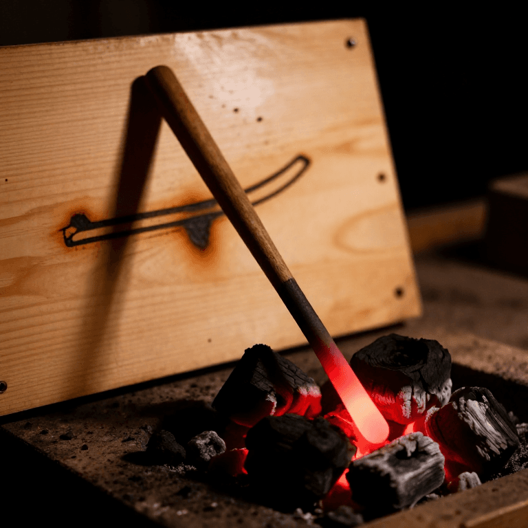 Pyrography with a Hot Poker