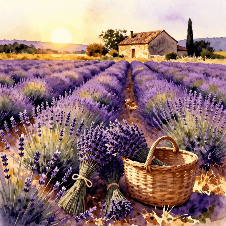 Récolter la Lavande — Du Champ au Bouquet Séché