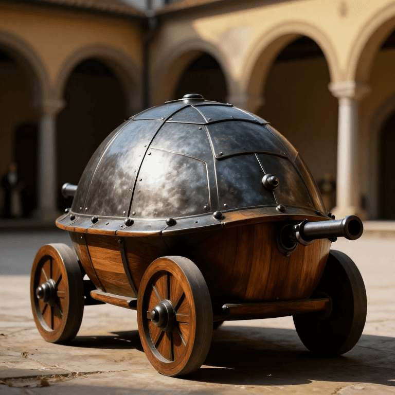 Building Leonardo da Vinci's Armored Car — The Ancestor of the Tank