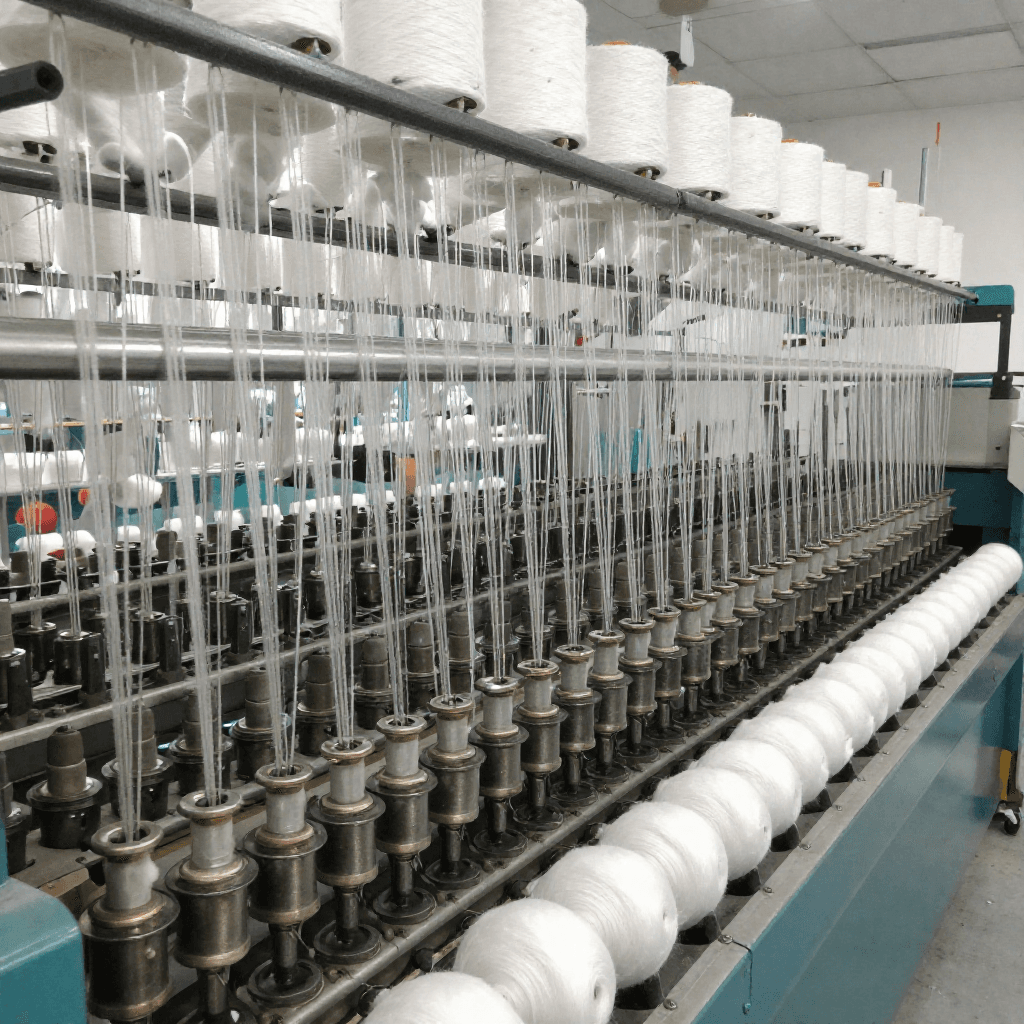 The Ring Spinning Frame — Continuous Yarn Production with Ring and Traveler