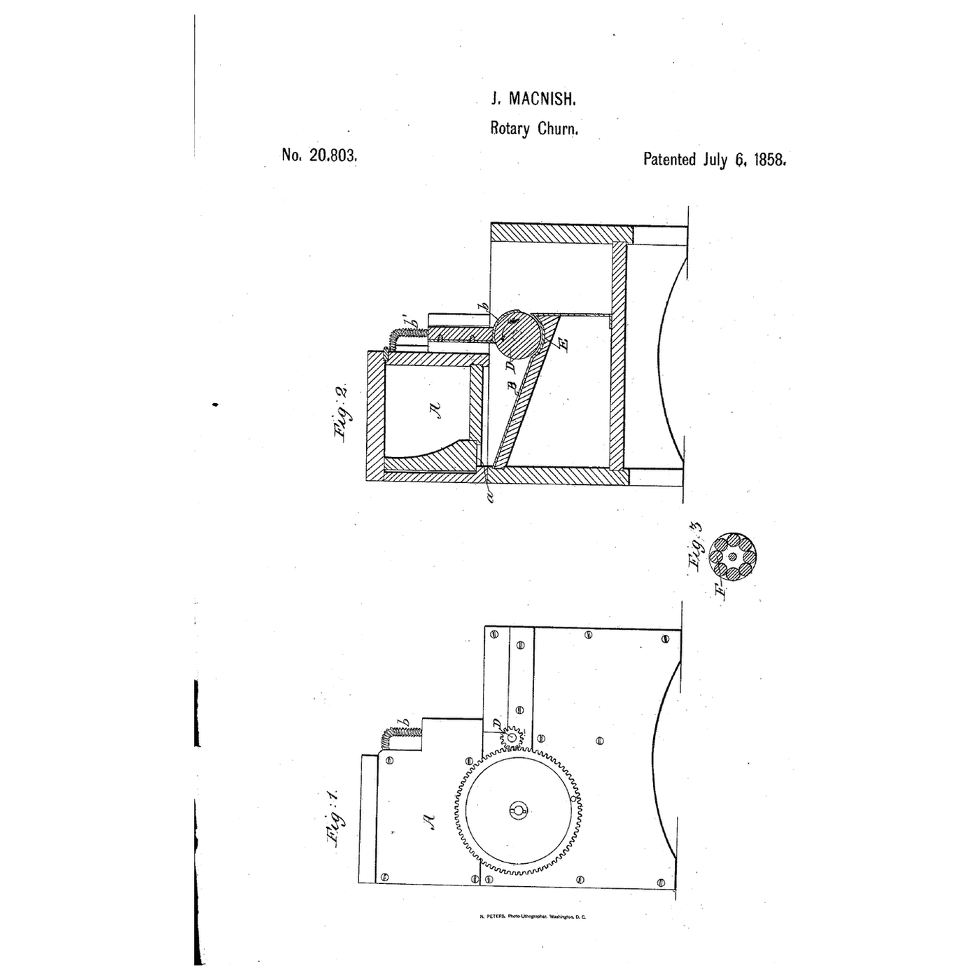 Roller-and-Concave Friction Churn: Cream Runs Once Between a Sprung Roller and a Fixed Concave