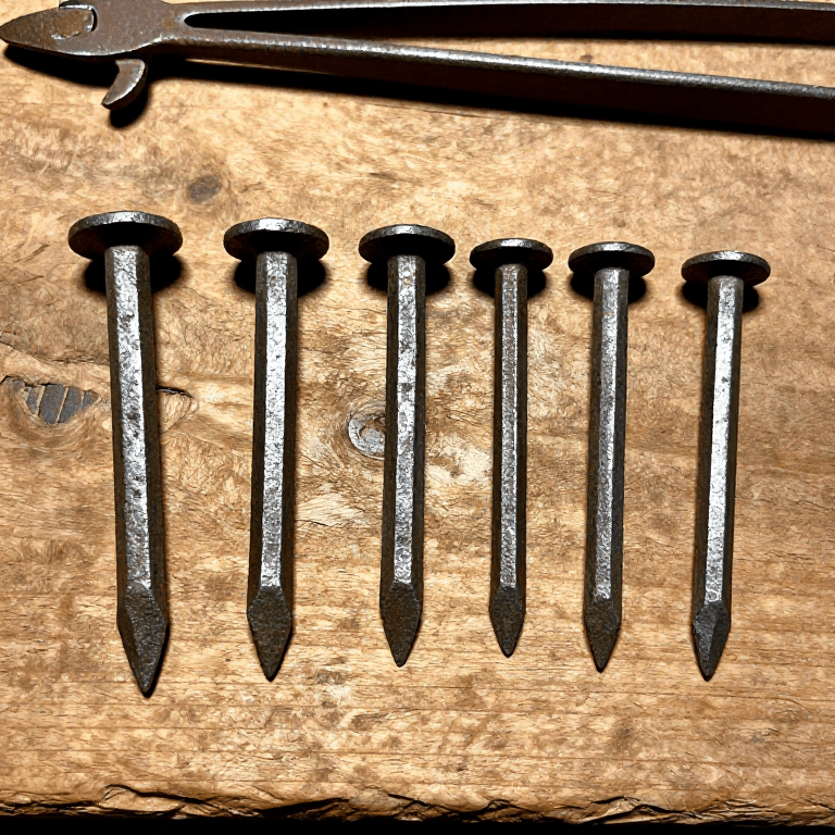 Forging Roman Square-Shanked Iron Nails — Essential Roman Fastener