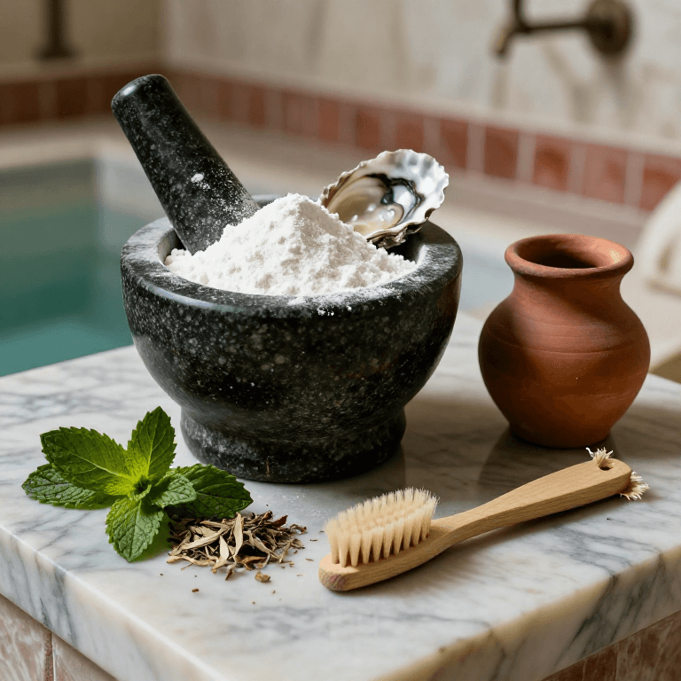 Roman Tooth Powder and Urine Mouthwash — Ancient Dental Chemistry That Actually Worked