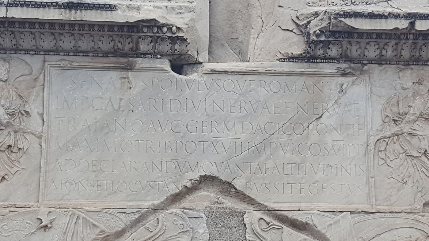 Roman V-Cut Lettering