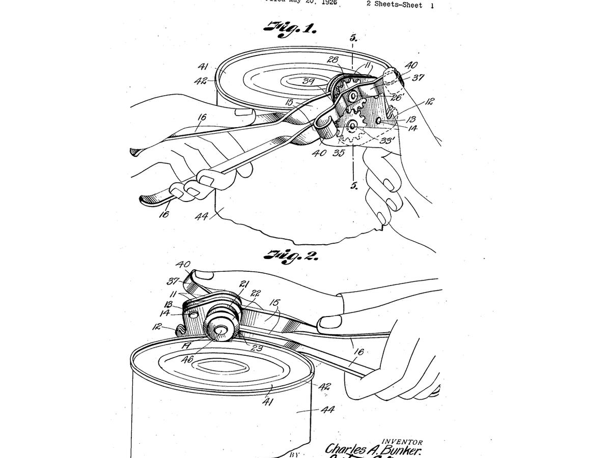 Rotary-Wheel Can Opener
