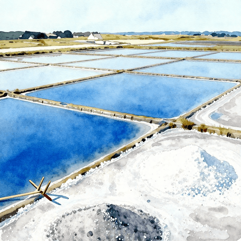 Récolte du sel de Guérande — Le savoir-faire du paludier breton