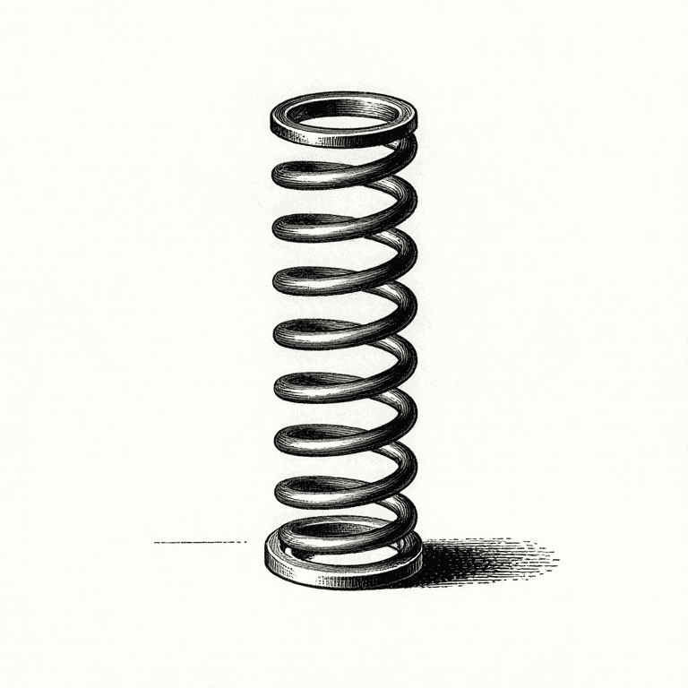 Sizing a Compression Spring: From a Requirement to Three Numbers