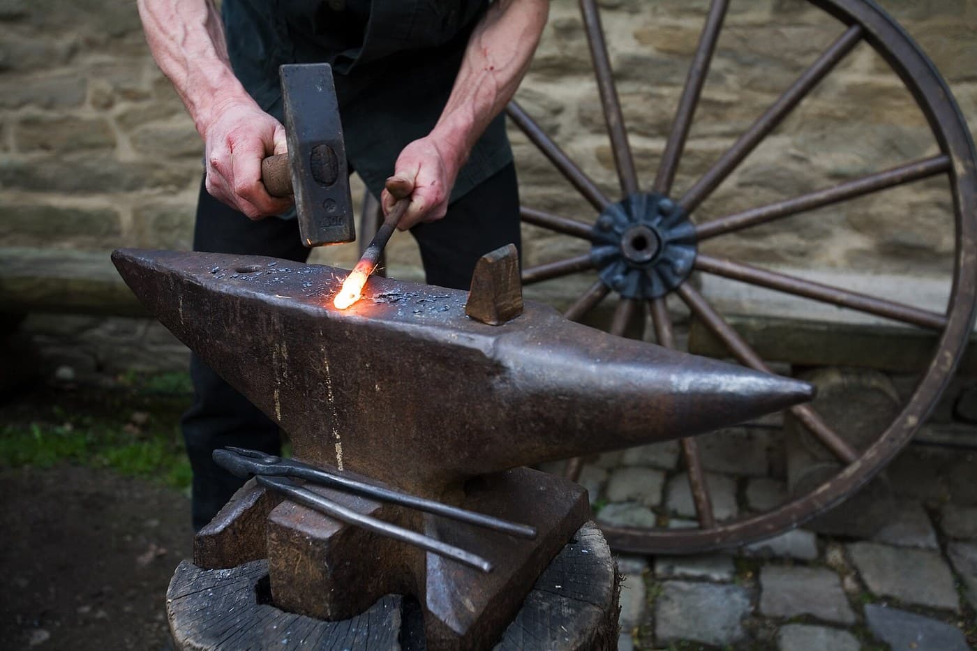 Smith's Top and Bottom Tools: Punch, Drift, Hardy, Fullers, Chisel and Swage