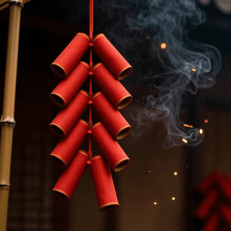 Making Song Dynasty Fireworks — Bamboo Firecrackers and Ground Salutes