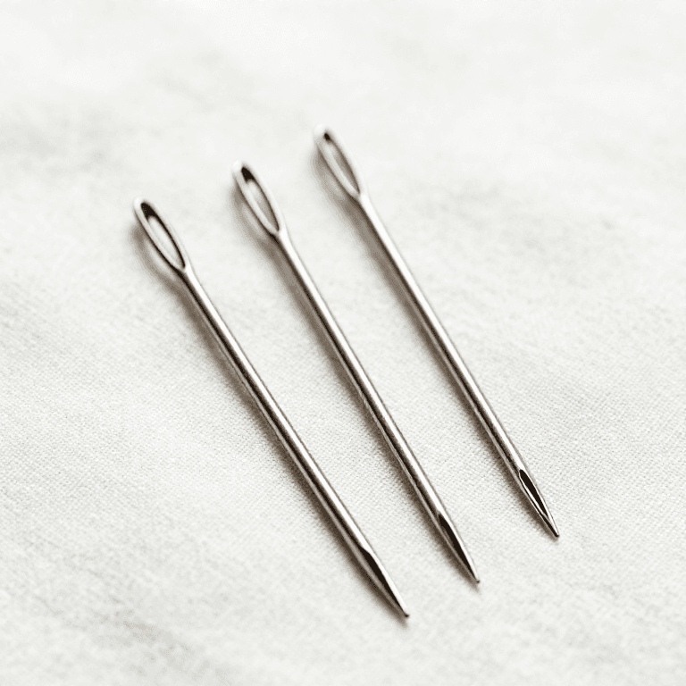Steel Hand-Sewing Needles from Spring Wire