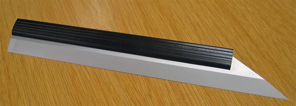 Steel Straightedges Scraped True Three at a Time