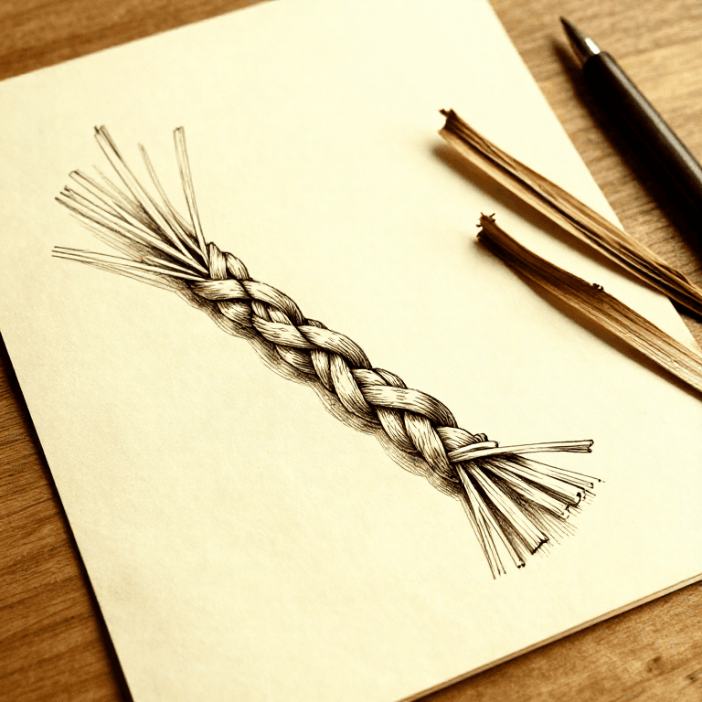 Making Rope from Plant Fibers — Reverse-Wrap Cordage