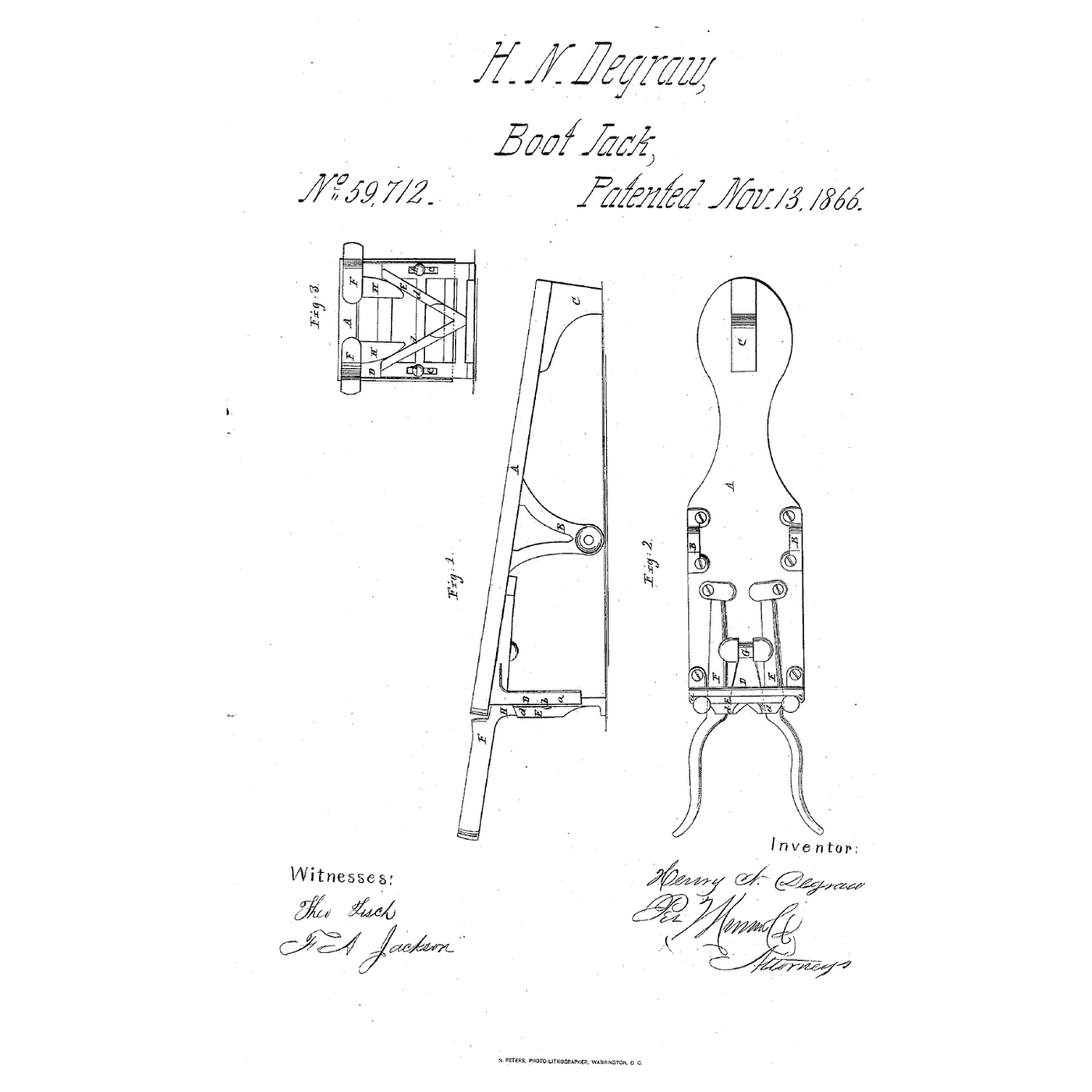 The Boot-Jack: Jaws That Close When You Stand on It