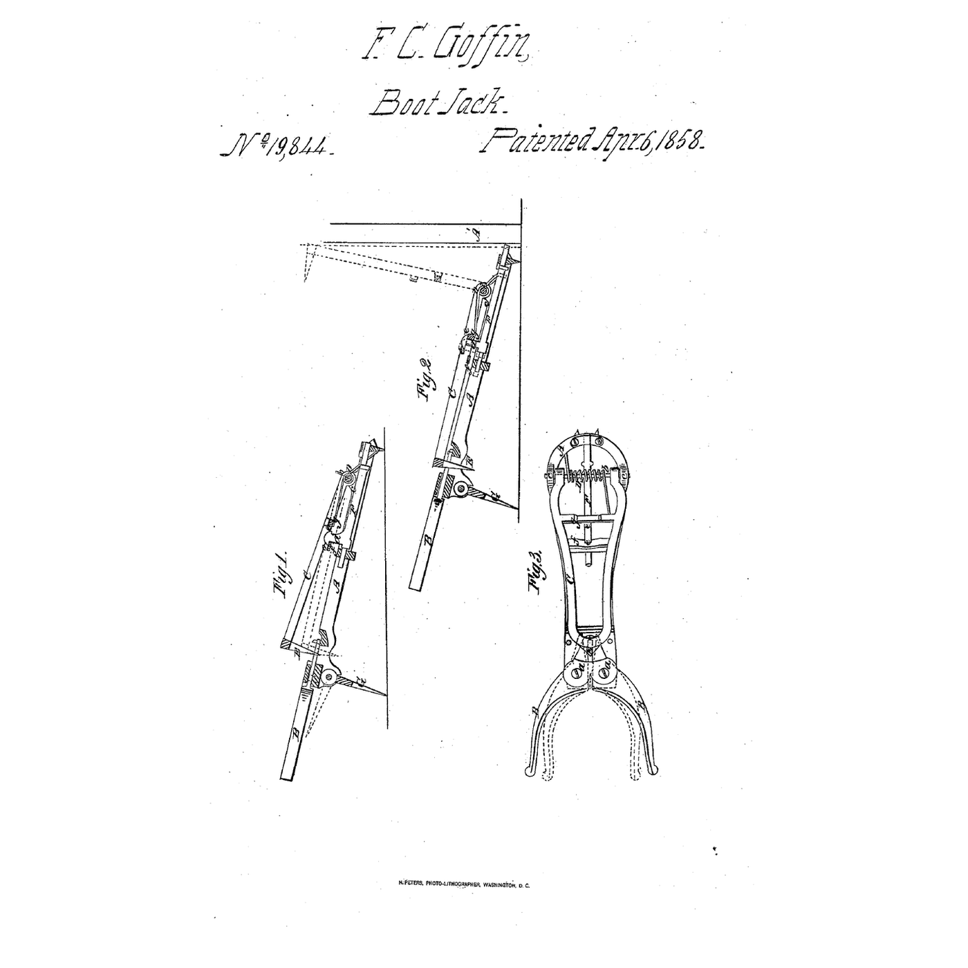 The Bootjack Burglar Alarm: A Spring Treadle That Grips the Heel or Bangs the Door