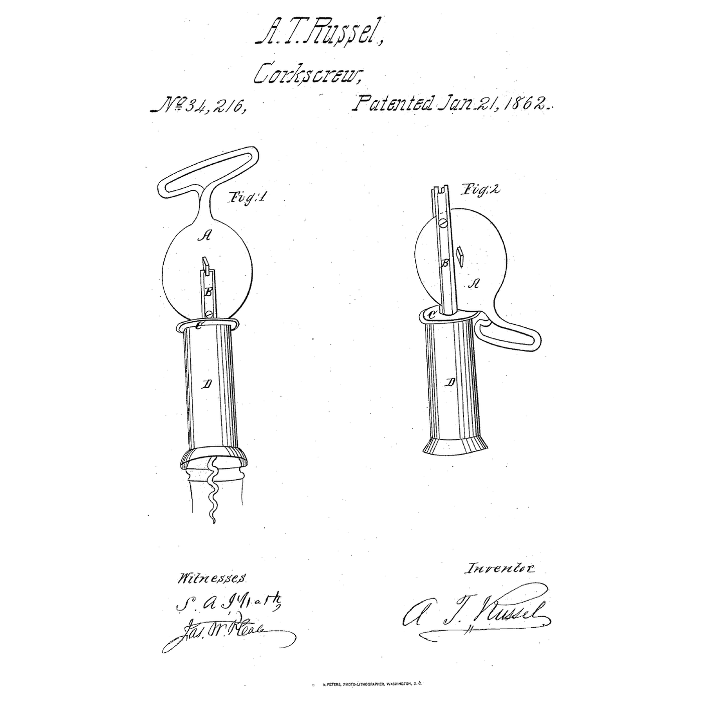 The Cam-Lever Corkscrew: Half a Turn of an Eccentric Lifts the Cork