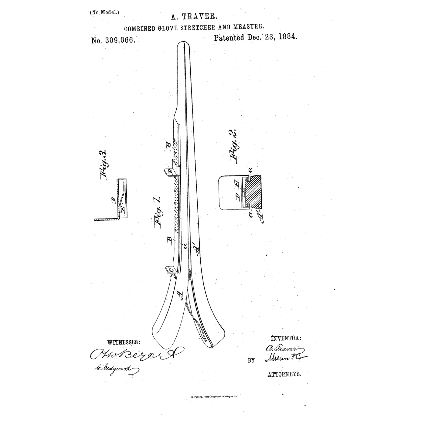 The Clip-Measure Glove Stretcher: A Rigid Width Scale on the Lever