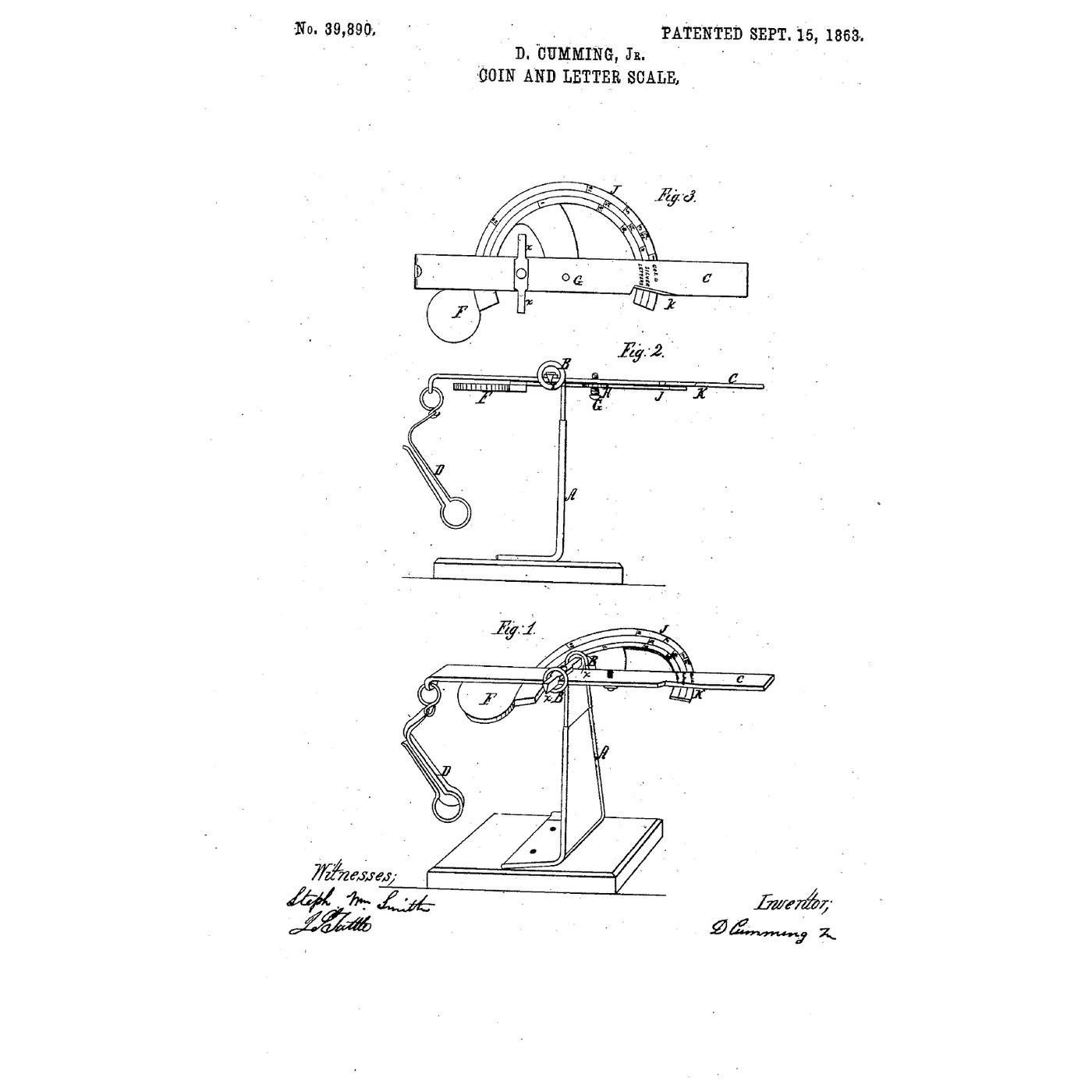 The Coin and Letter Scale: A Weight Turned Round Its Pivot