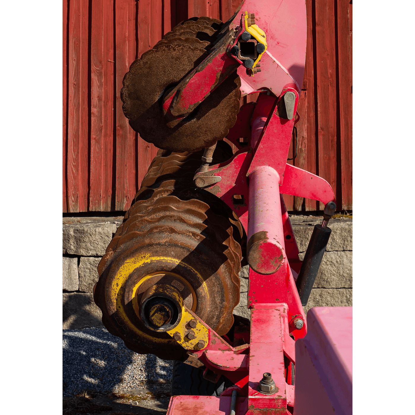 The Disc Harrow: Dished Wheels Set at an Angle