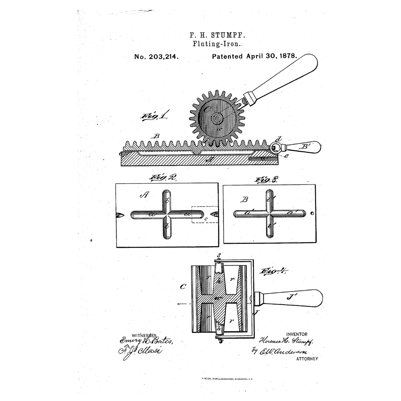 The Fluting Iron: A Hot Corrugated Bed and a Roller