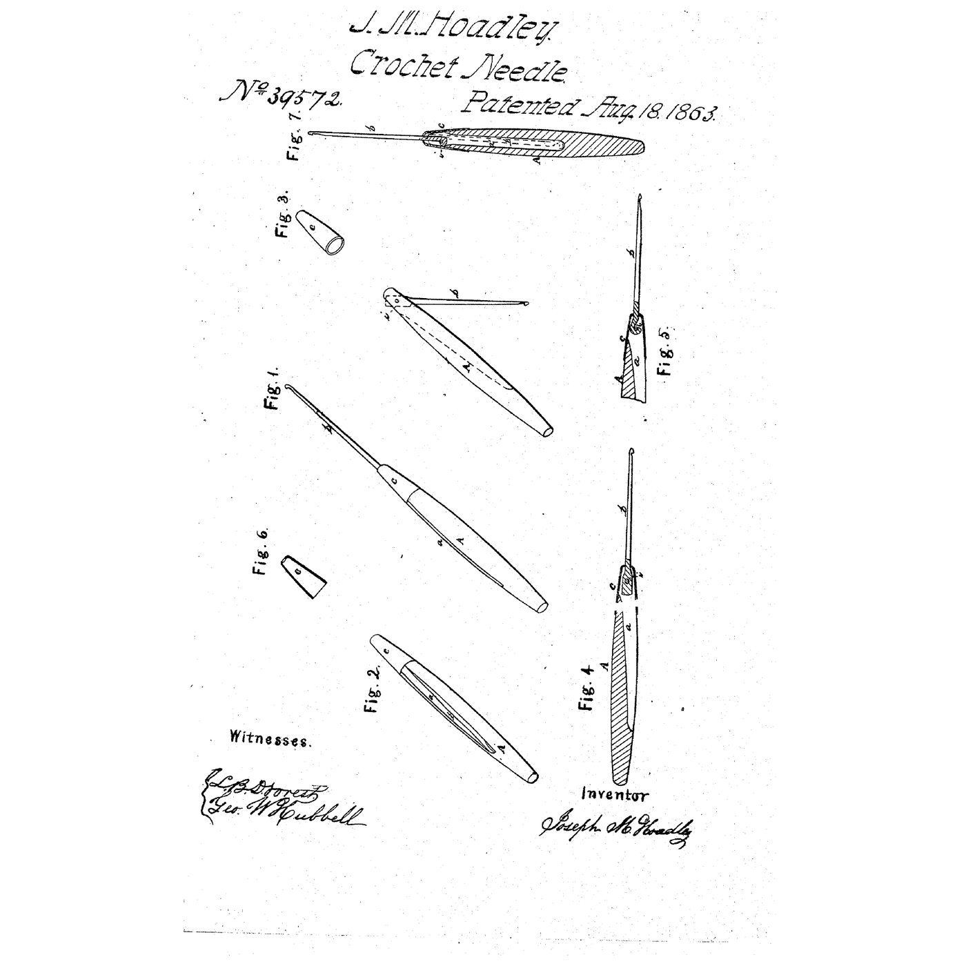 The Folding Crochet Needle: A Hook That Shuts Into Its Handle