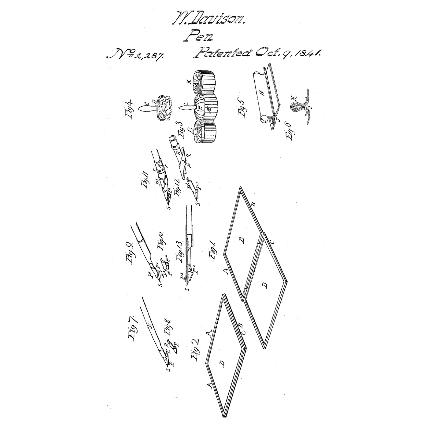 The Fountain-Sheath Pen: A Reservoir Clipped to the Nib, for Writing on Ground Glass