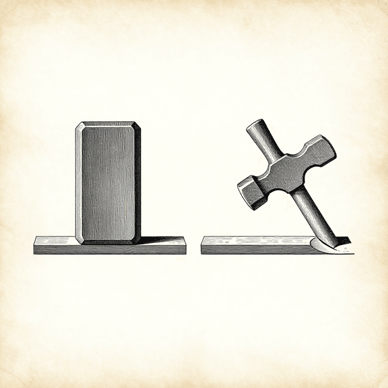 The Hammer Blow: Let It Fall, Do Not Force It
