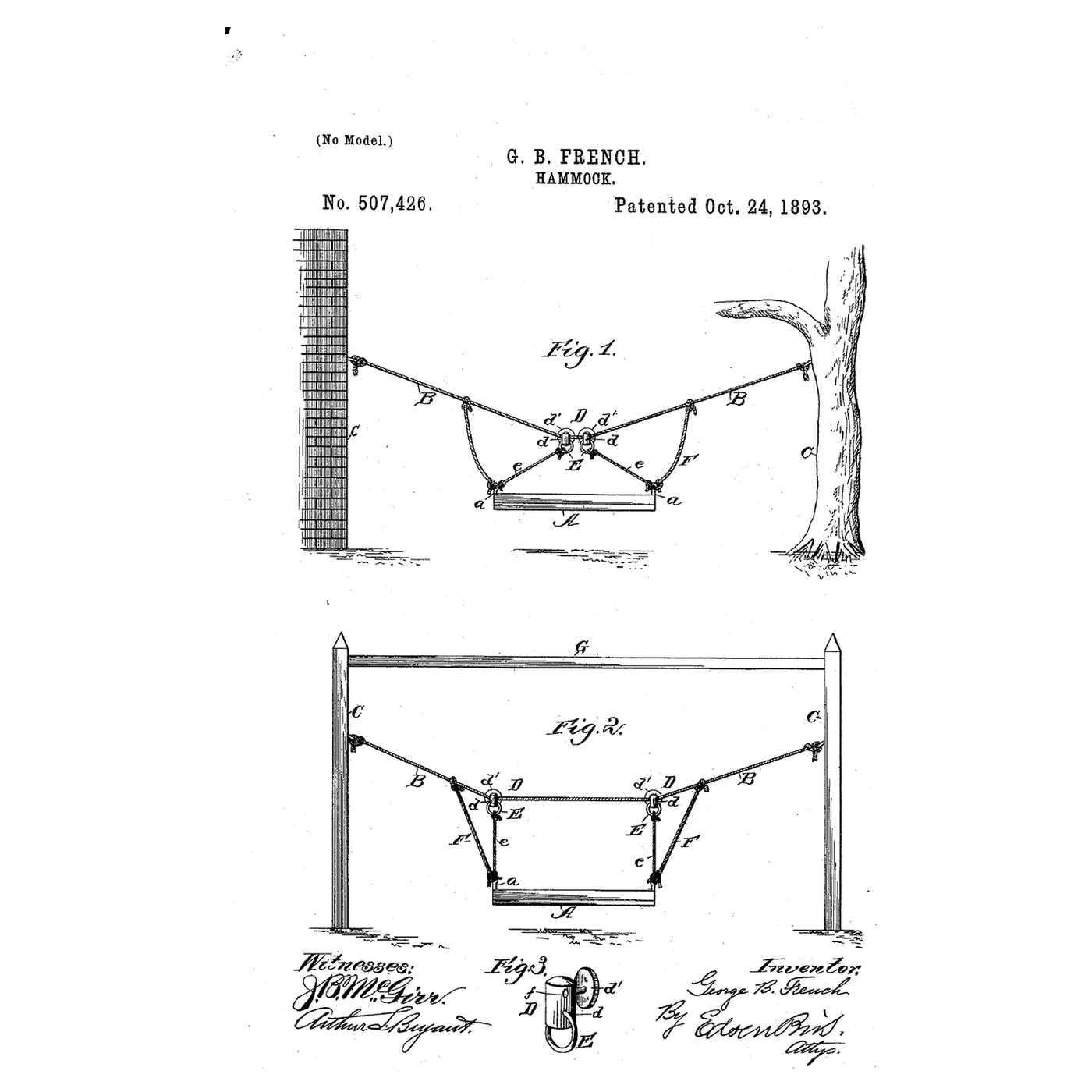The Hammock: A Slack Rope, a Swing and the Pull on the Anchors