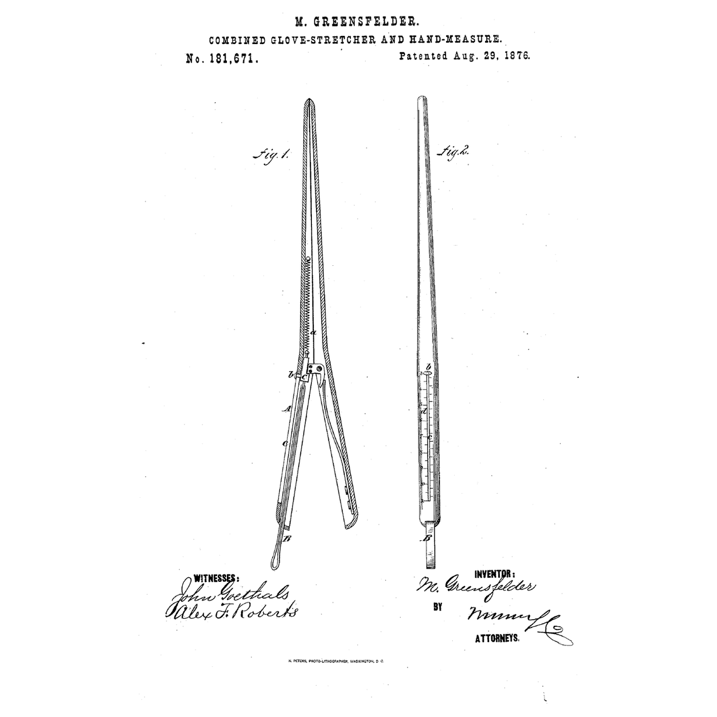 The Loop-Measure Glove Stretcher: A Measuring Loop Kept in the Handle