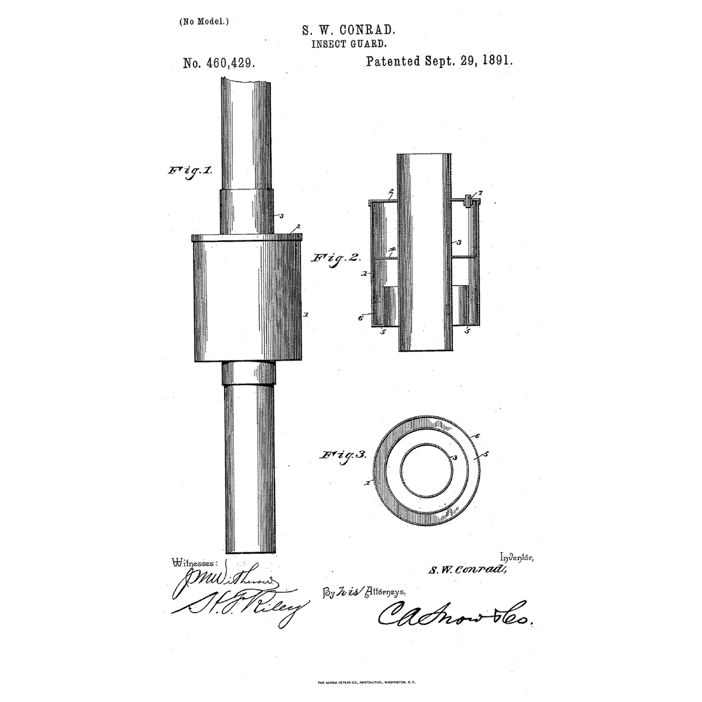 The Oil-Moat Insect Guard: Up the Leg, Out the Flange, Down Into the Oil