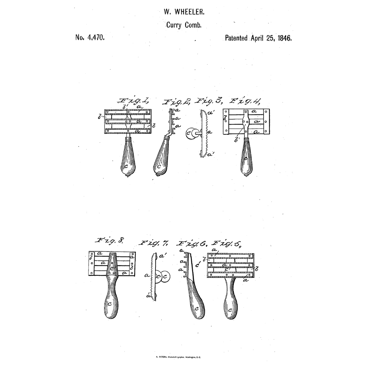 The Open-Back Curry Comb: Three Bent Troughs and No Back to Clog