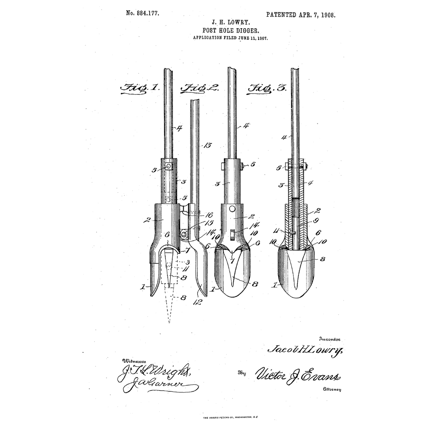 The Post-Hole Digger: Two Shovels on a Hinge and a Point Between Them
