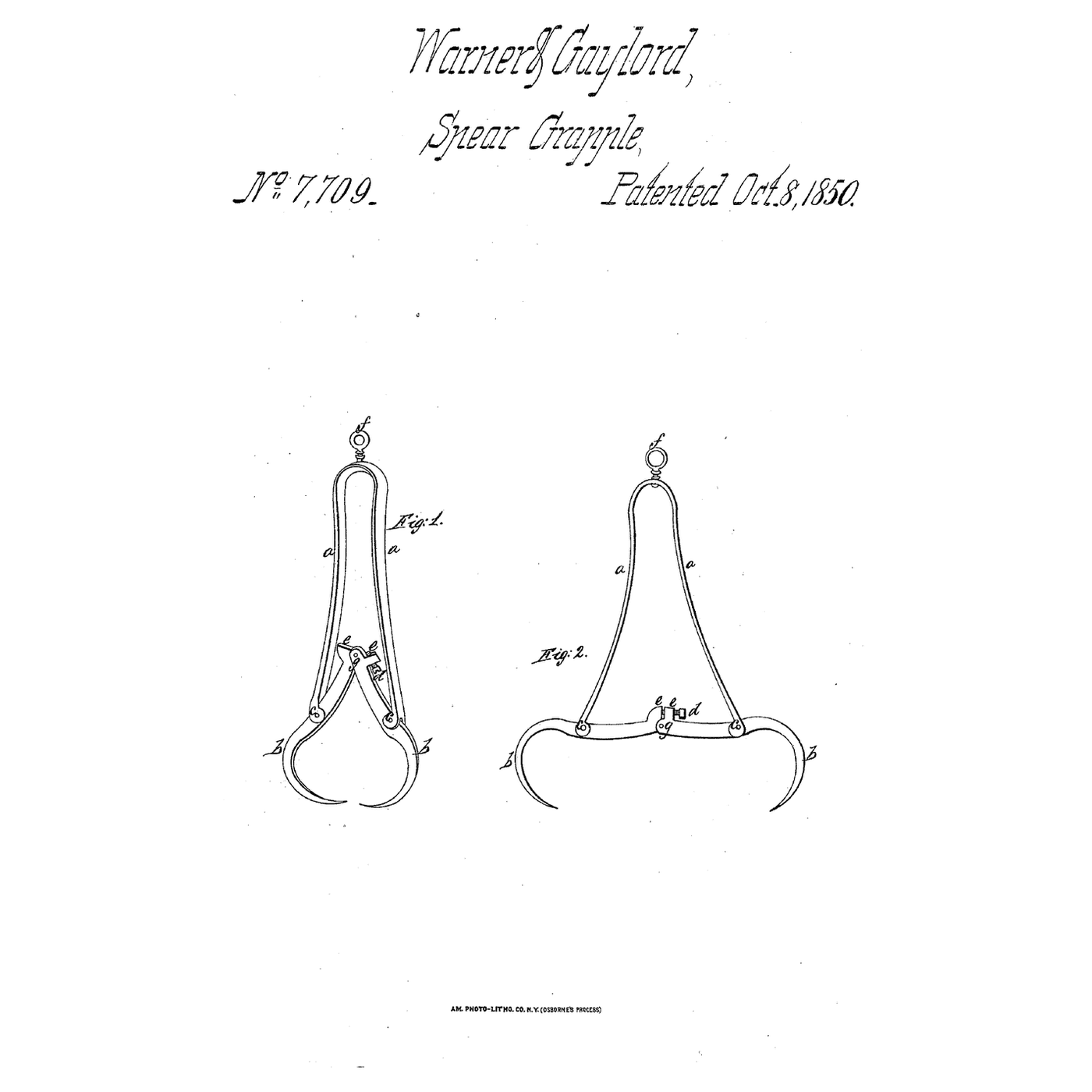 The Spring Grapple: Tong-Shaped Spring, Talon Hooks and a Set Joint That Snaps Shut on Touch