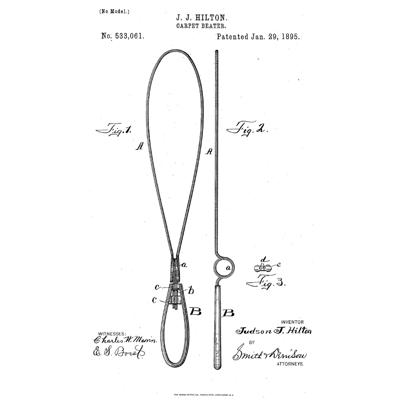 The Sprung Carpet Beater: One Wire, a Hoop and a Coil
