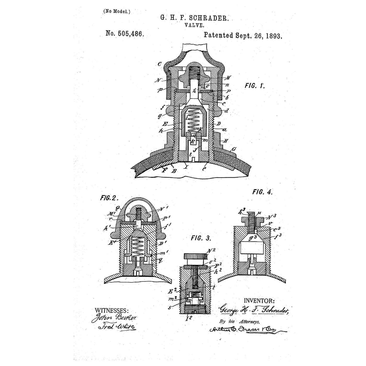 The Tire Valve: A Plunger the Air Holds Shut