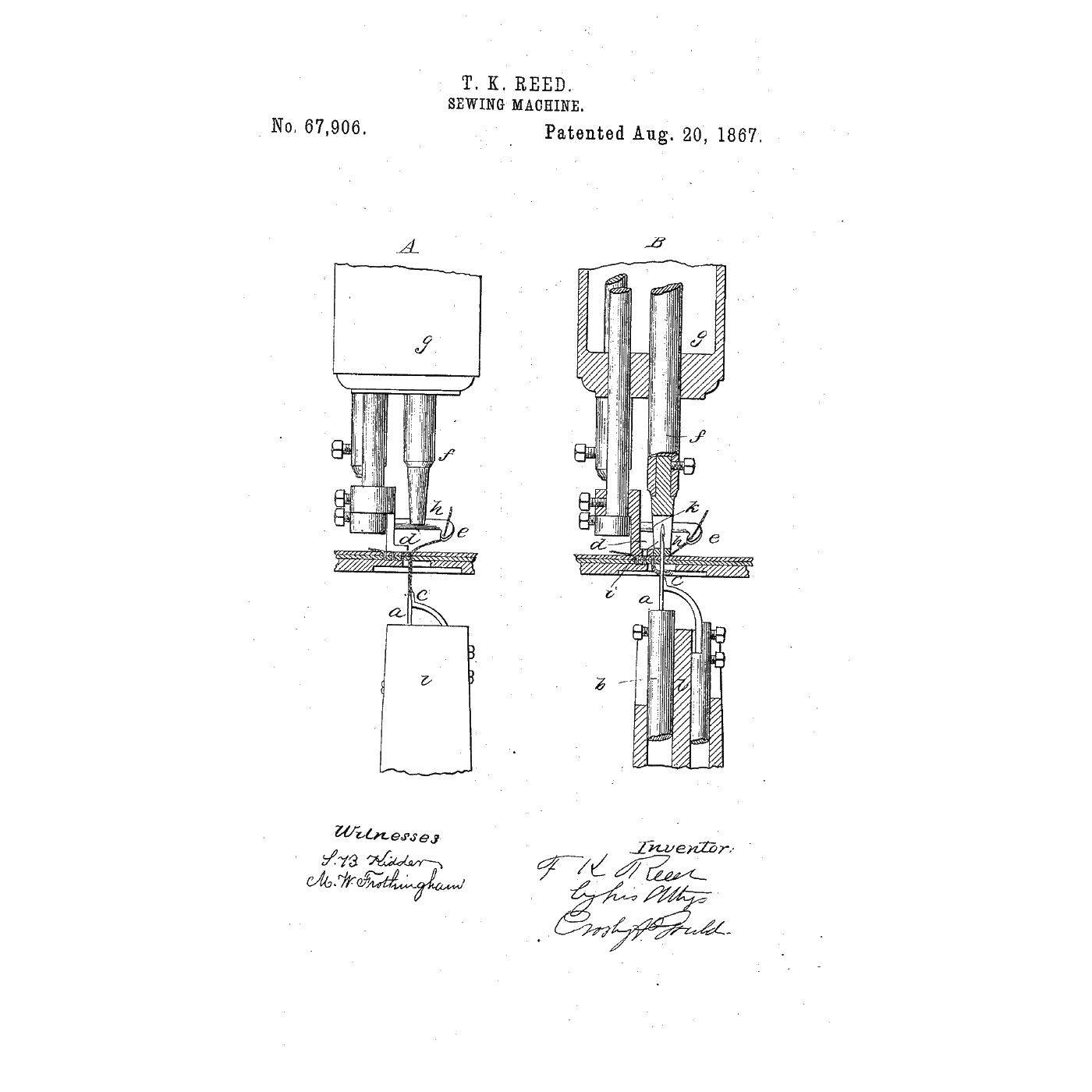 The Tubular Presser Foot: Hold the Leather Flat Round the Hole So the Needle Raises No Burr