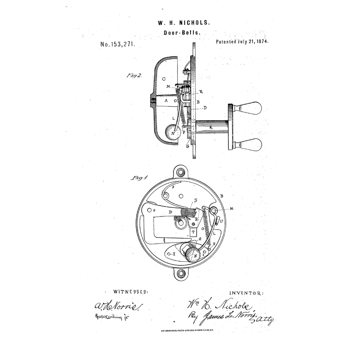 The Twist Doorbell: A Star Cam, a Pawl and a Spring-Thrown Hammer