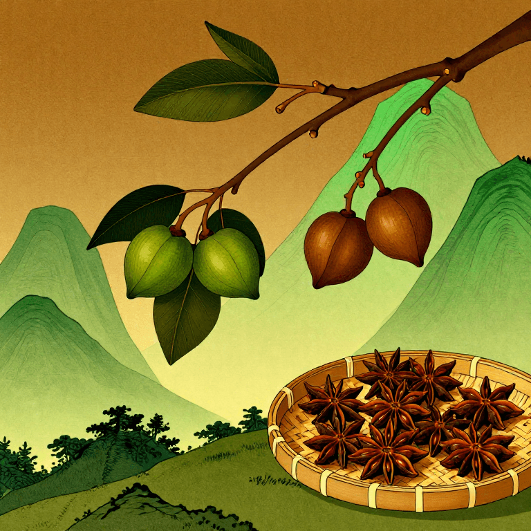 Thu hoạch hồi Lạng Sơn — Từ cây đến ngôi sao thơm