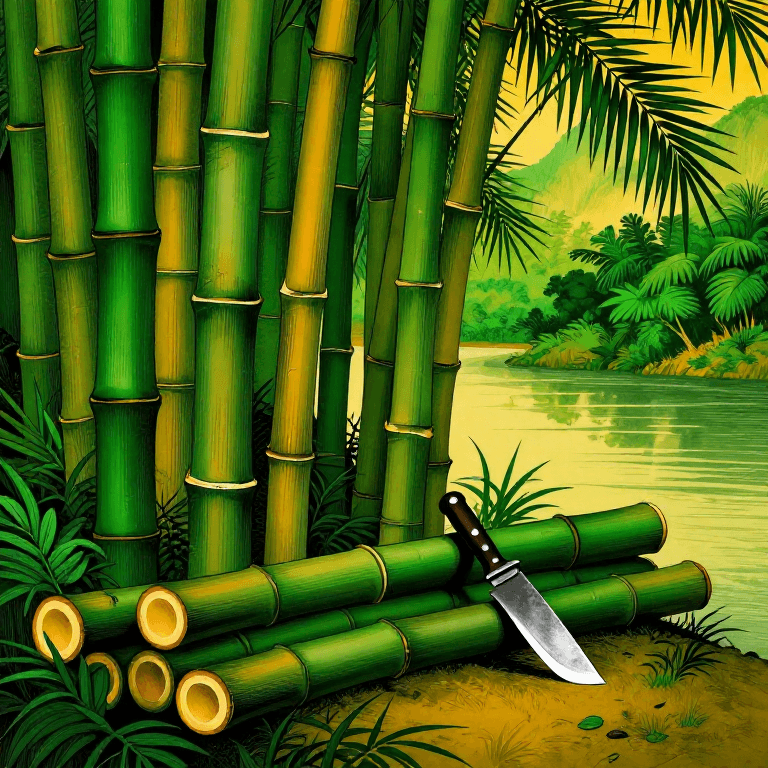 Уборка бамбука во Вьетнаме — От выбора сорта до обработки и консервации