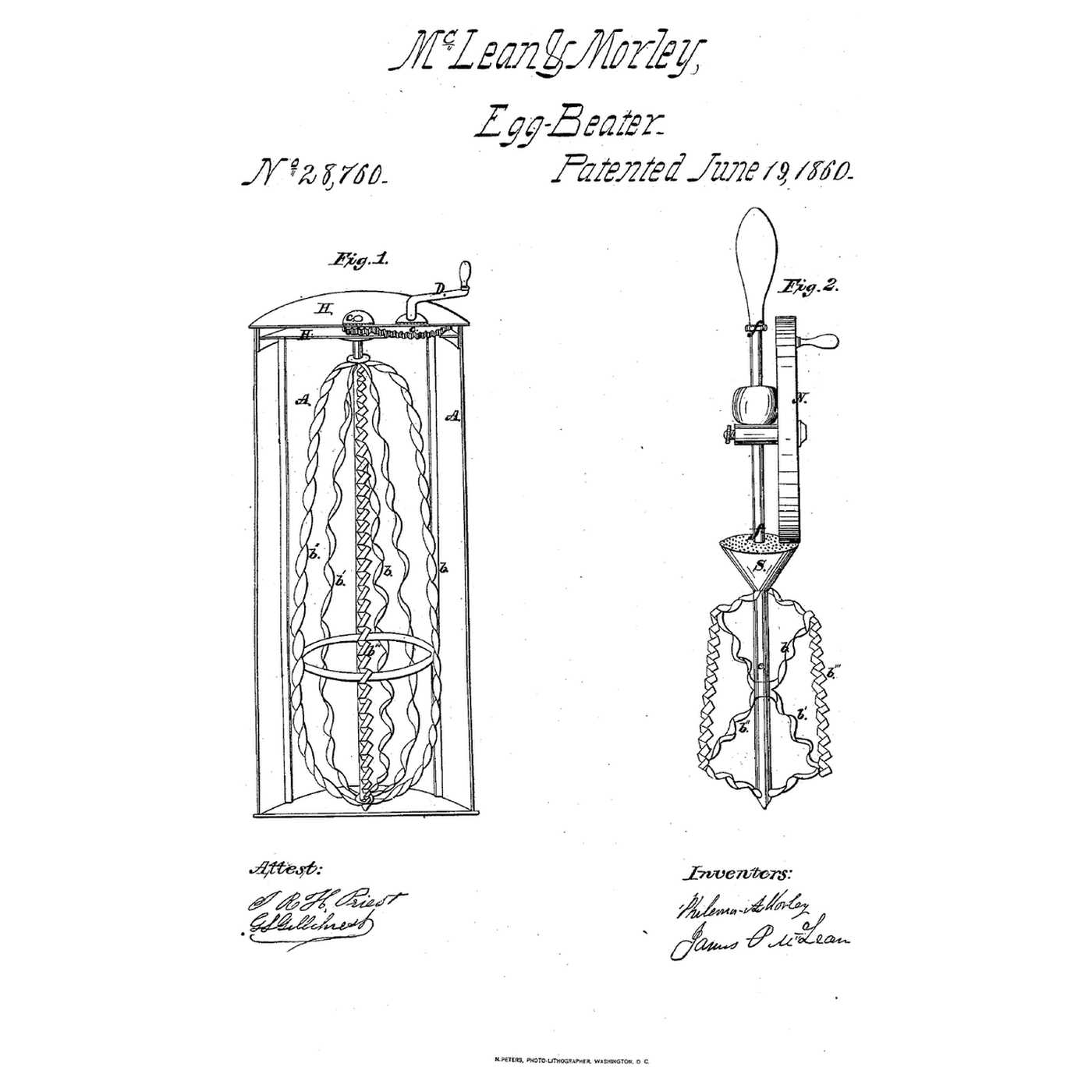 Twisted-Strip Egg Beater: Faces Beat and Edges Cut
