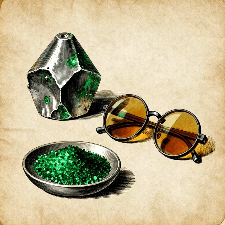 Understanding Praseodymium from Monazite — The Green Twin That Colors Glass