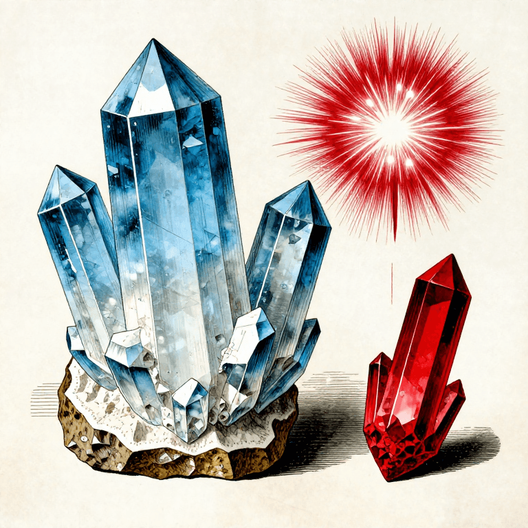 Understanding Strontium from Celestine — The Element That Paints Fireworks Red
