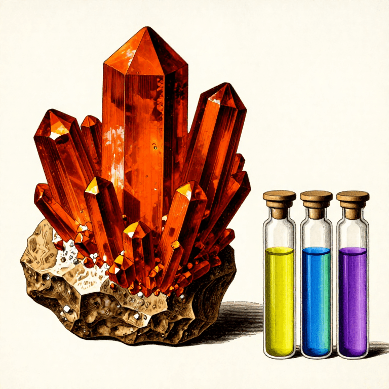 Understanding Vanadium from Vanadinite — The Rainbow-Blooded Metal Named for a Goddess