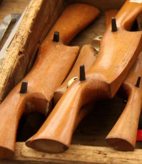 Wooden Spokeshave: Beech Body, Tanged Steel Blade