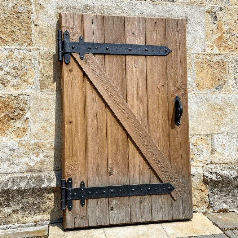 Building a Plank Door — A Battened Door from Riven Timber and Iron Nails