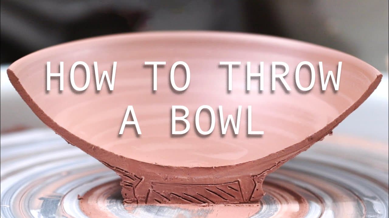 Throwing a Pottery Bowl on the Wheel — A Beginner's Guide