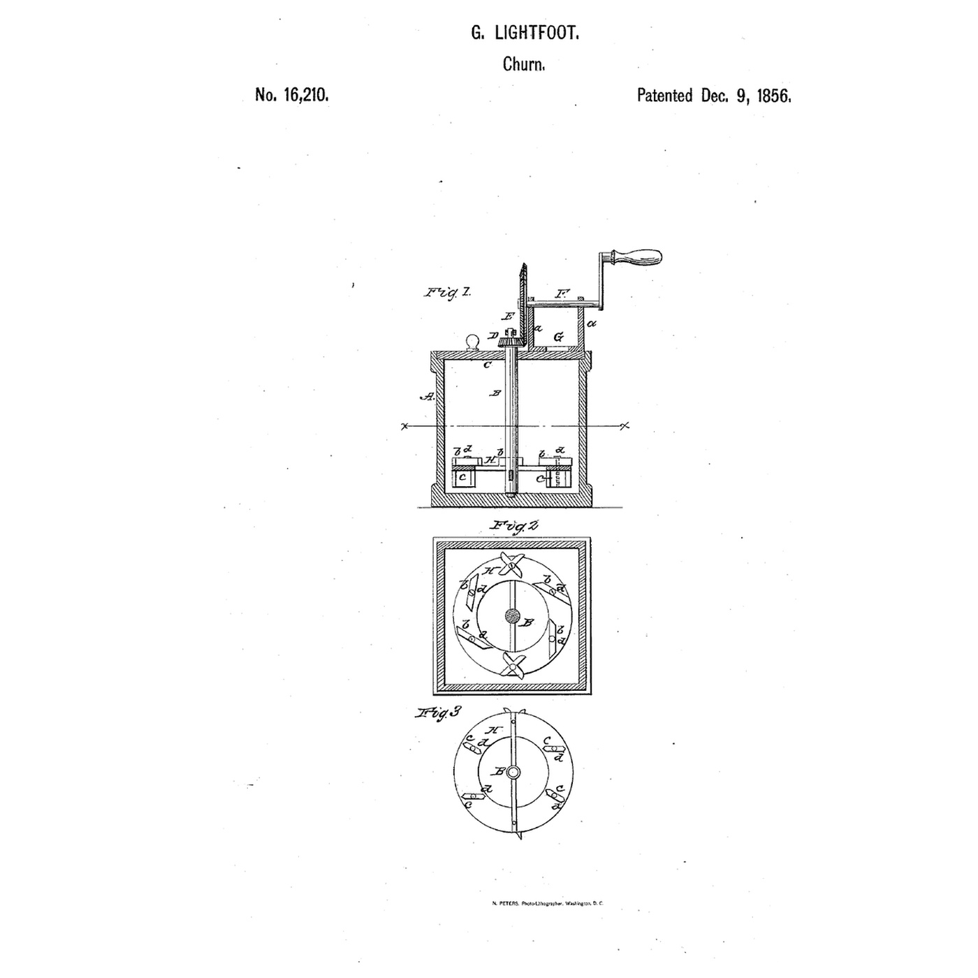 Adjustable-Float Annular Dasher Churn: Floats on a Ring Set More or Less Oblique
