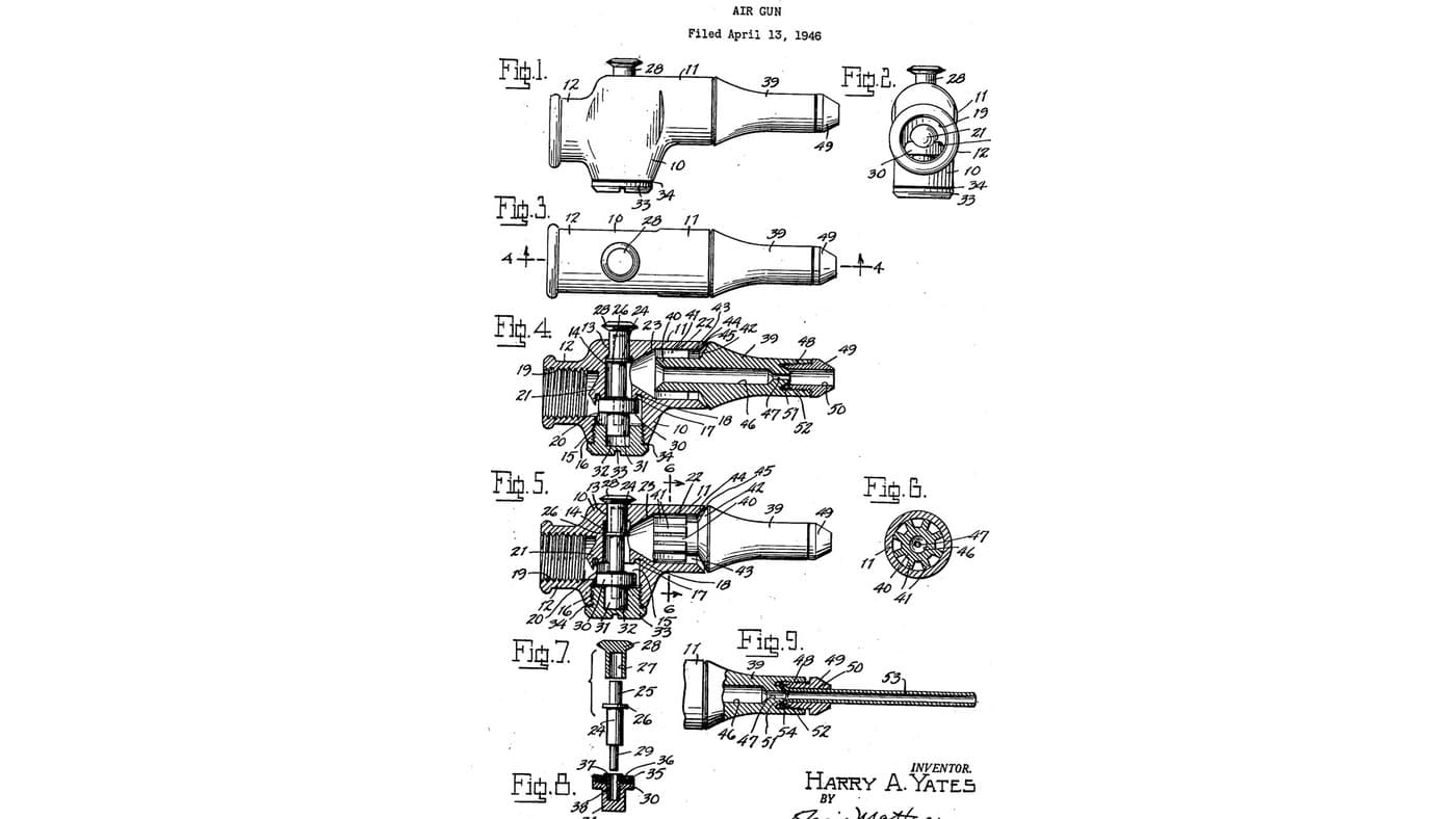 Air Blow Gun: Press-Button Valve and Conical Air Shield