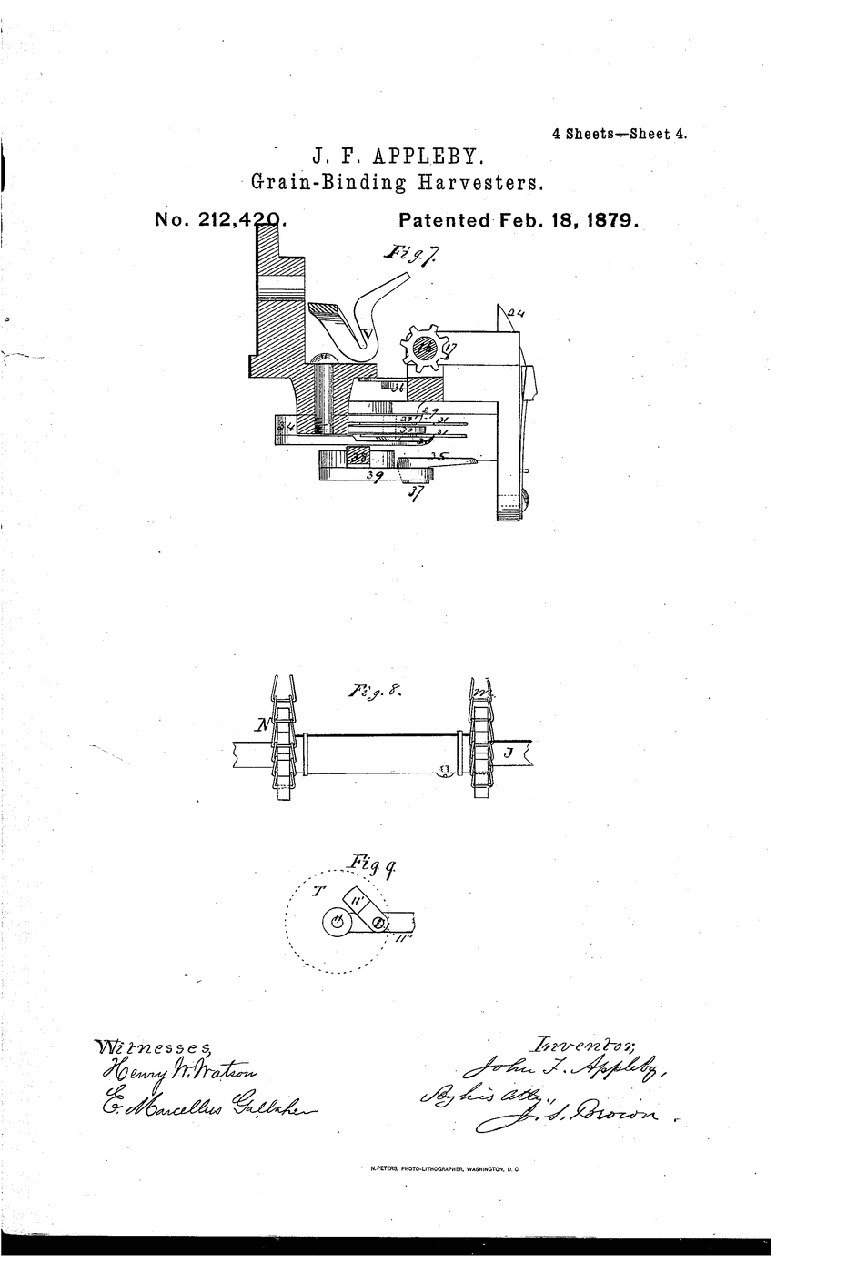 Grain Binder Knotter